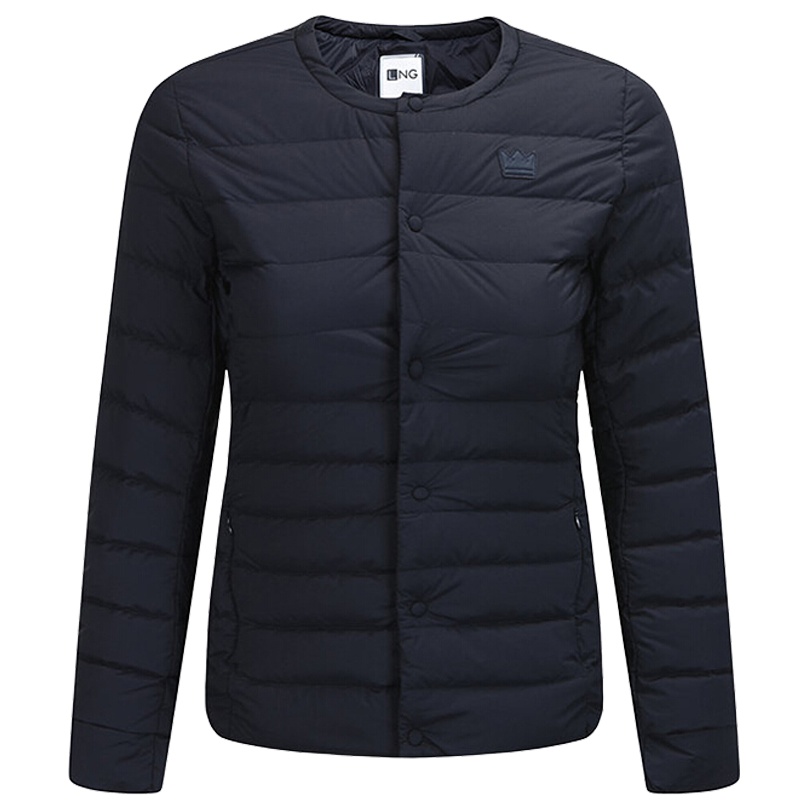 [自营]李宁(LI-NING) 16冬季 羽绒服女冬季保暖舒适修身短款潮流百搭运动羽绒服 LYML018-1