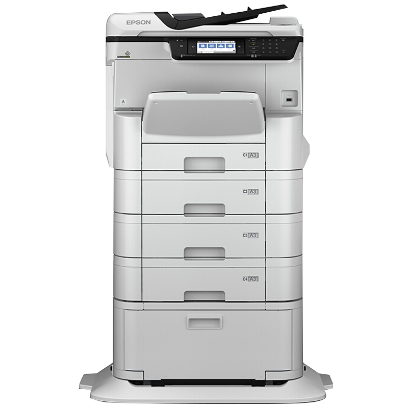 爱普生(EPSON)WF-C8690a A4/A3+彩色喷墨仓大中型办公数码复合机 含4个纸盒+工作台上门安装+3年上门