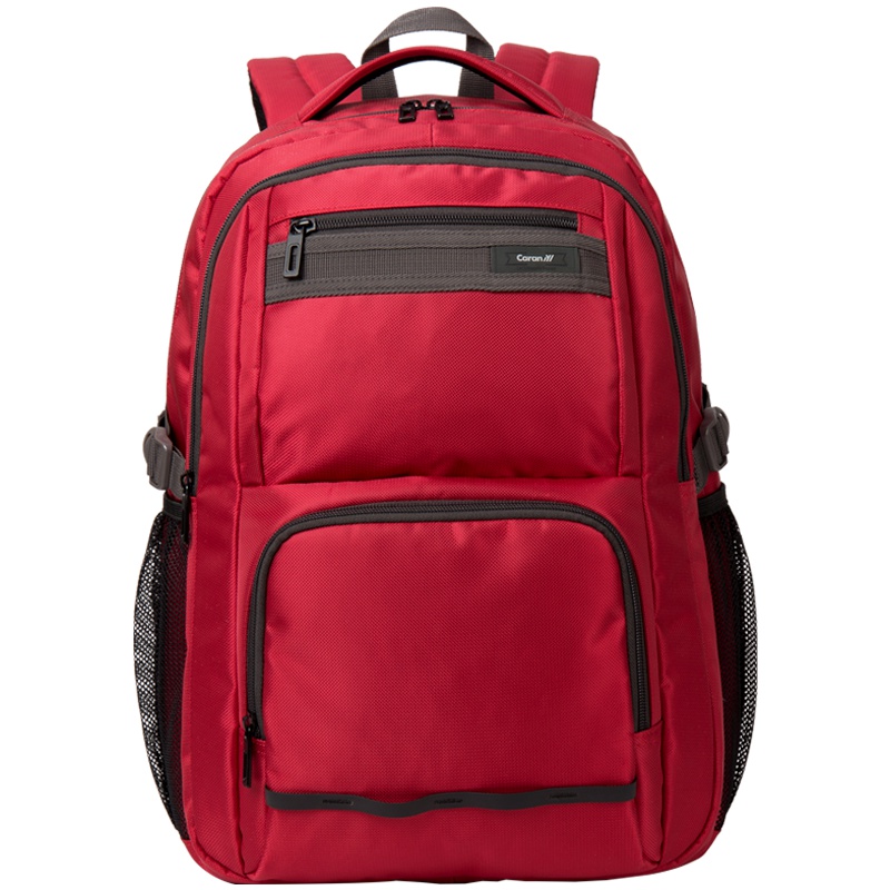 卡拉羊Carany双肩包女背包男帆布包休闲旅行便防水登山可放15寸笔记本涤纶初中及以上通用学生书包X5966