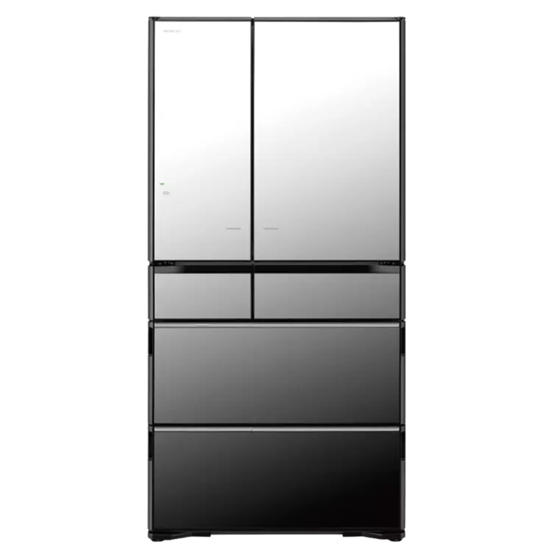 日立冰箱 R-ZX750KC(XK)(水晶黑) 日本原装进口 触控电动门 铂金真空休眠保鲜 自动制冰 743L大容量