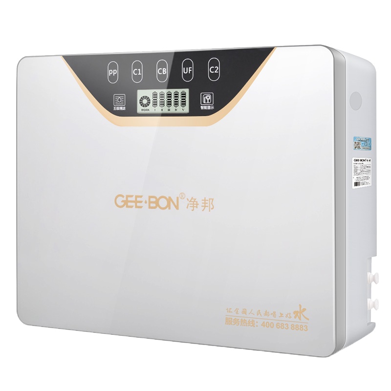 美国净邦 (GEE·BON)净水器家用直饮五级净水机厨房大流量超滤机自来水过滤器 不用电 无废水 0.01微米保留矿物质