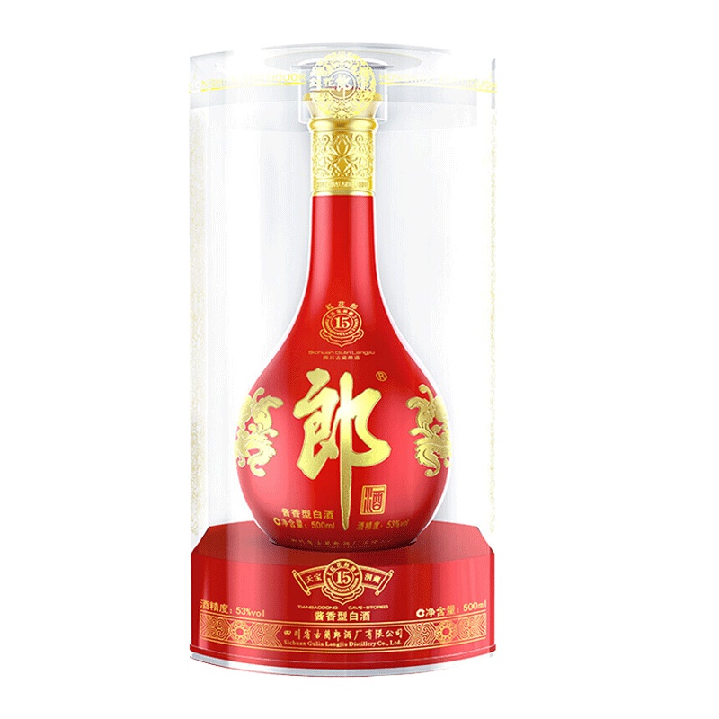 郎酒 53度 (15)红花郎 500ml 酱香型 白酒 酒界网