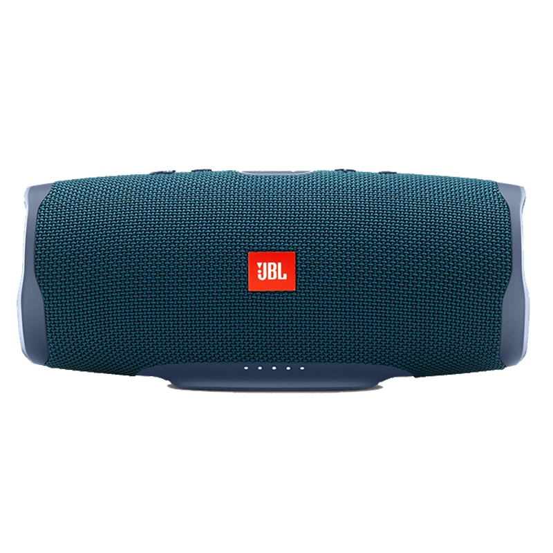 JBL CHARGE4 音乐冲击波四代 便携式蓝牙音箱+低音炮 户外迷你音箱 桌面音响 增强版赛道扬声器 蓝色