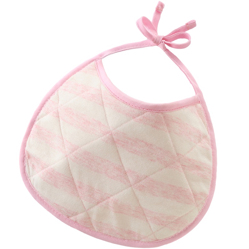 Curbblan卡伴围嘴精梳棉婴儿口水巾棉质围兜新生儿防吐奶不防水婴幼儿服饰空气围嘴6条适合0-12岁