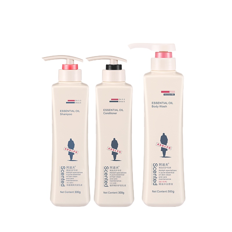 阿道夫 精油洗护专研洗发乳液300g+300g+500g