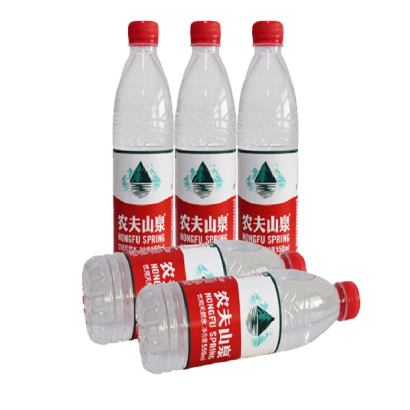 农夫山泉矿泉水550ml*24瓶膜装 天然饮用水 [塑膜装]550ml×24瓶