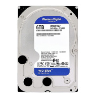 西部数据(WD)蓝盘 6TB SATA6Gb/s 5400转256MB 台式机械硬盘(WD60EZAZ)