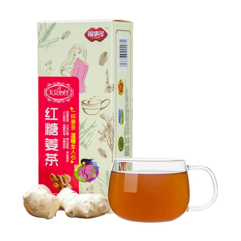 福事多红糖姜茶216g原味老姜母茶速溶生姜汤冲饮姜汁粉
