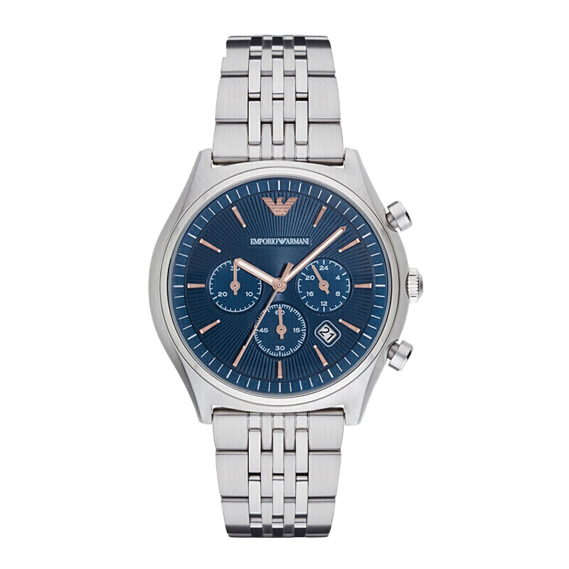 ARMANI 阿玛尼手表 男款时尚日历计时圆盘石英腕表 AR1974