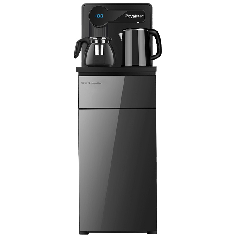 荣事达饮水机家用智能全自动下置水桶小型立式泡茶艺多功能茶吧机热智能遥控灰色安全童锁恒温保温CY-8116D青瓷灰