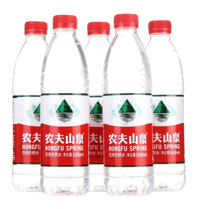 农夫山泉天然矿泉水(塑料包装/24瓶) 550ml*24瓶