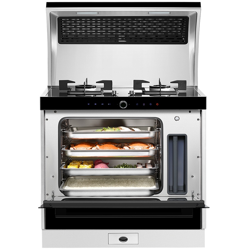 MARSSENGER/火星人 E2B/Z集成灶 蒸箱下排式侧吸油烟机燃气灶一体