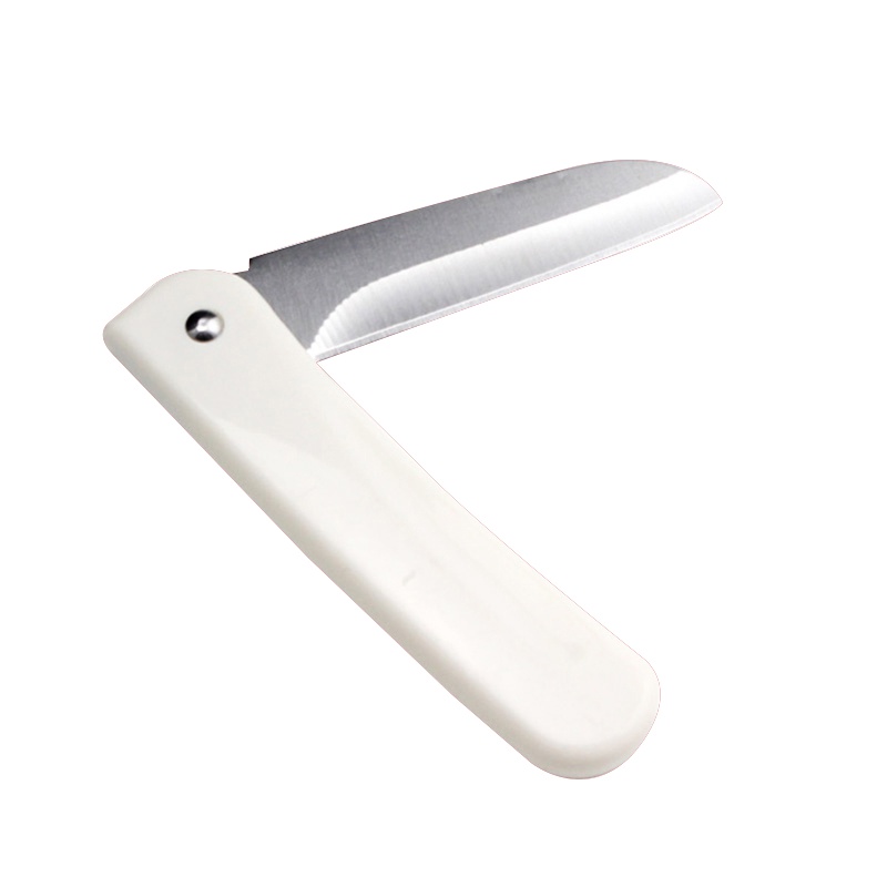 德国Fackelmann 法克曼折叠水果刀 便携式随身削皮刀 瓜果削皮刀 不锈钢 迷你小刀 多功能刀