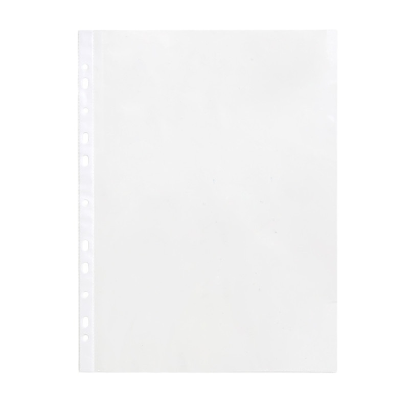 得力 (deli)5710 11孔 A4资料册备用袋文件袋 20个/袋 透明