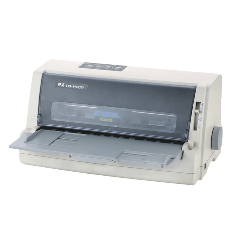 得实(DASCOM)DS-1100II+ 高负荷多用途24针82列平推票据打印机针式打印机