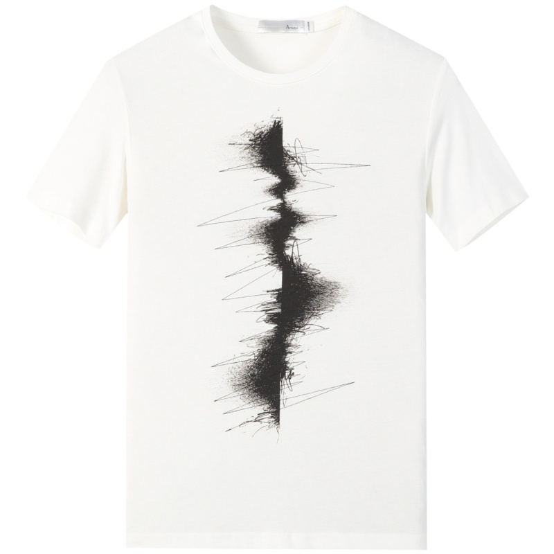 Artsdon/阿仕顿男装夏季纯棉圆领短袖T恤时尚潮休闲打底衫男