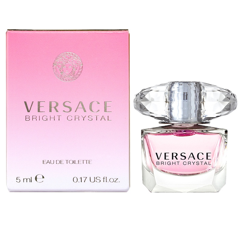 VERSACE范思哲晶钻/粉钻香恋水晶女士淡香水5ml 清新香氛留香