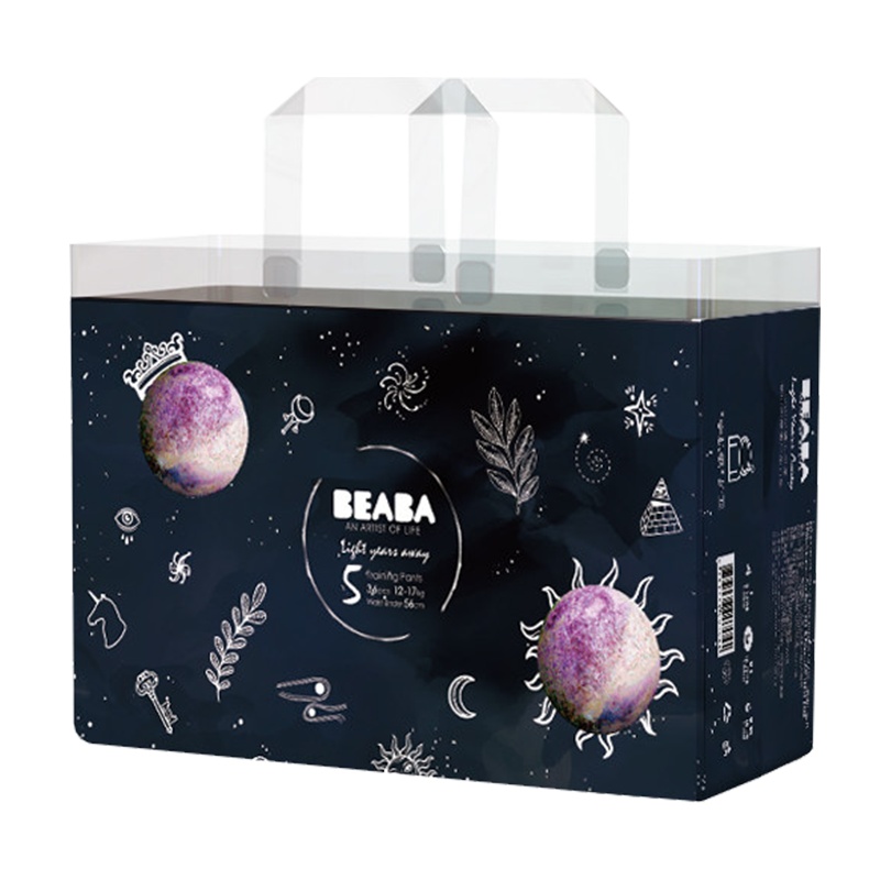 [详情抢大额券]BEABA光年之外系列婴儿拉拉裤XL码36片冬暖夏凉尿裤12kg-17kg