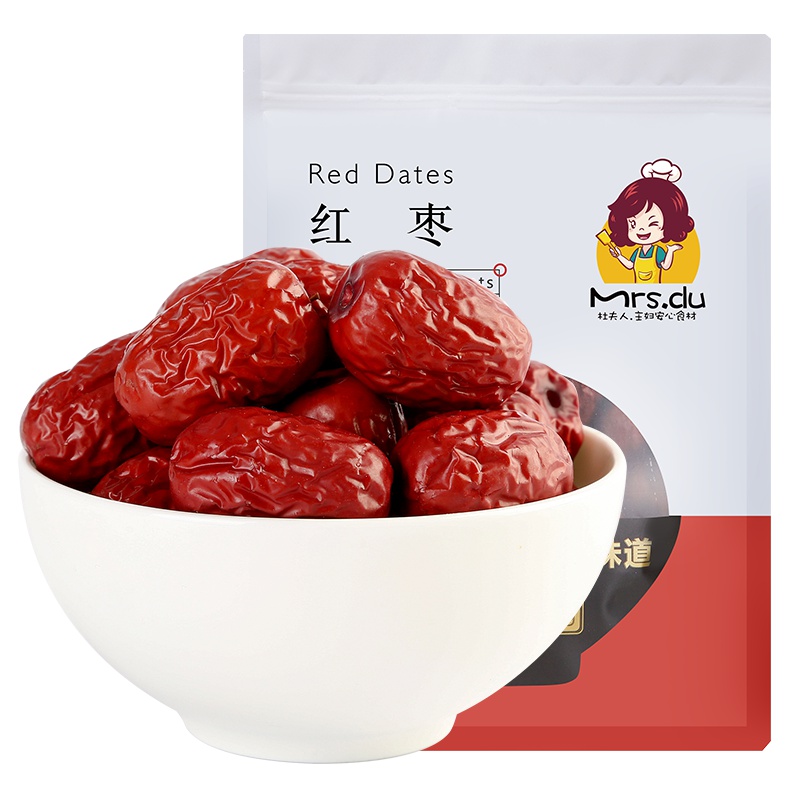 mrsdu杜夫人新疆红枣500g 新货若羌灰枣阿克苏小枣子干果干货特产