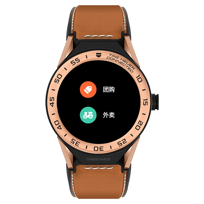 TAG Heuer泰格豪雅45毫米瑞士智能腕表手表SBF8A5000.32FT6110