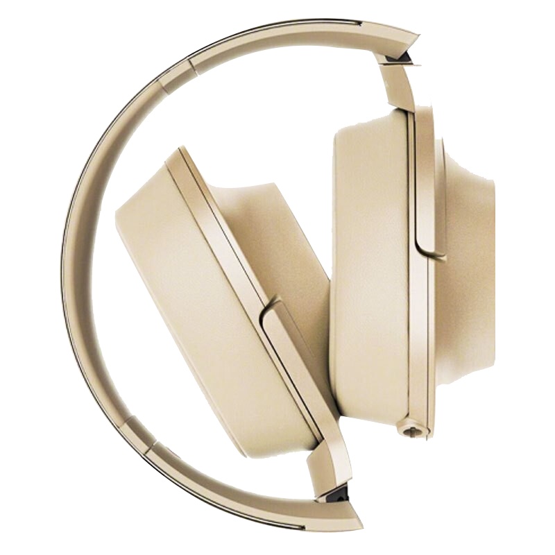 [二手99新]Sony/索尼头戴式蓝牙耳机音乐无线重低音降噪耳麦 [配件齐全]MDR-H600A-金-有线