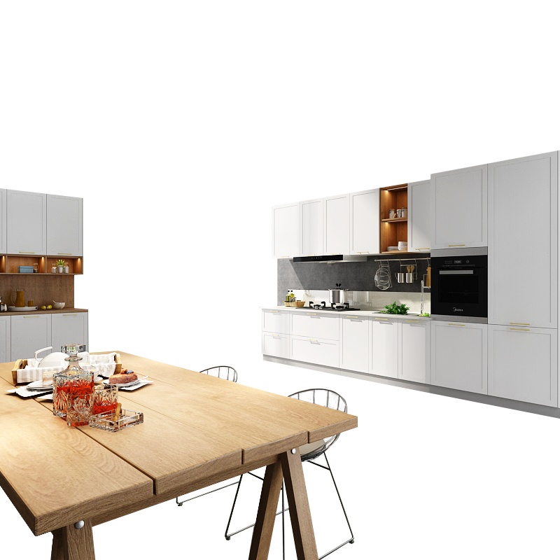 法迪欧整体橱柜现代简约Lucca/卢卡系列橱柜膜压门板侧板 0.5㎡(不足0.5㎡按0.5算0.5-1按1算)