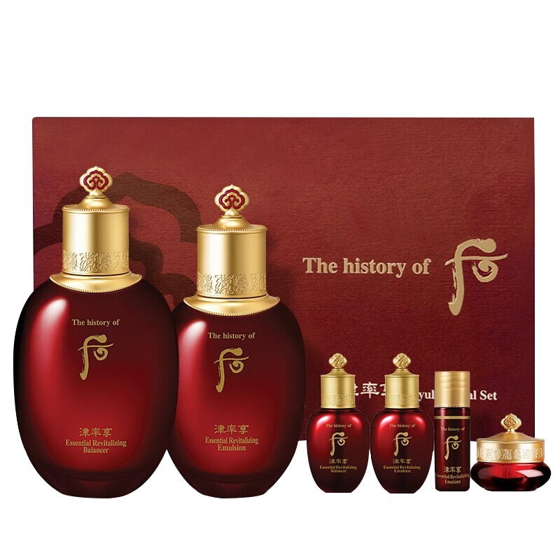 后Whoo津率享红华凝香平颜系列礼盒6件套