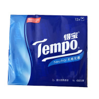 得宝(Tempo) 印花手帕纸 4层加厚7张*36包