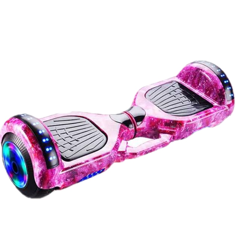 智能电动车双轮儿童小孩代步车成年两轮成人学生8-12自平衡车 星空紫标准款[跑马灯+双炫+发光轮]
