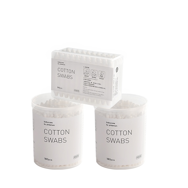 babycare婴儿棉签螺旋头 新'生儿耳鼻专用棉棒宝宝棉签盒装415支 3020