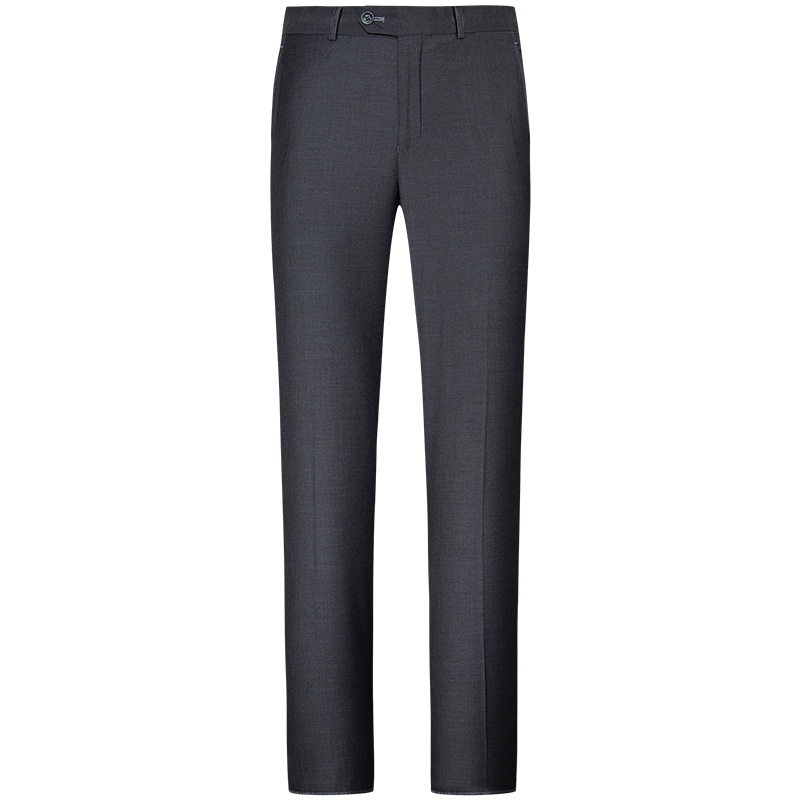 才子商务休闲西裤男士2020新款修身直筒薄款透气垂感正装长裤