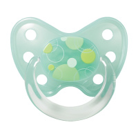 Dentistar安抚奶嘴德国进口柔软硅质拒绝畸形设计14个月以上宝宝(一只装) 72282-绿圈