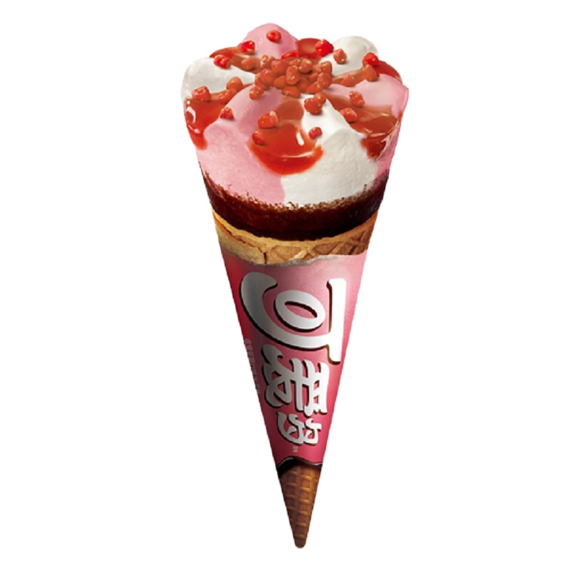 和路雪可爱多甜筒草莓口味冰淇淋67g*24