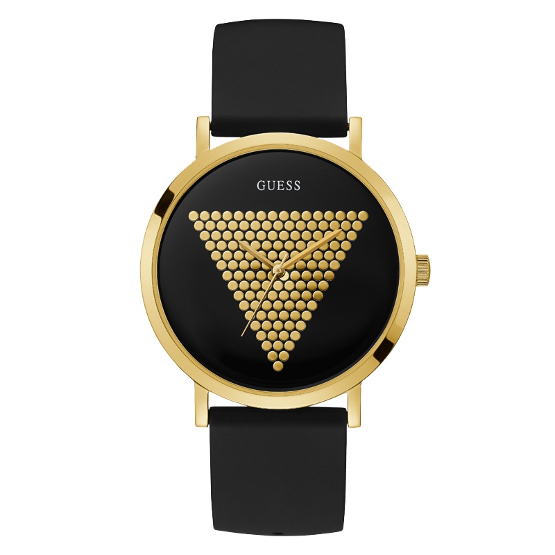 盖尔斯(GUESS)创意系列个性潮流休闲倒三角石英男士手表W1161G1