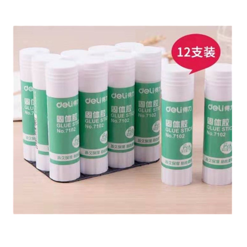得力(deli)7102固体胶 12支/盒（5盒起订）