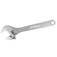 扳手阿斯卡利多功能可调活口水暖卫浴搬手大开口板子管钳万用工具 8寸扳手[电镀]