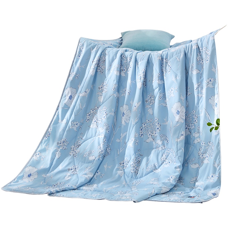 LOVO家纺罗莱生活出品蚕丝夏被1.5m床被子被芯夏季蚕丝被夏凉被空调被1.8米