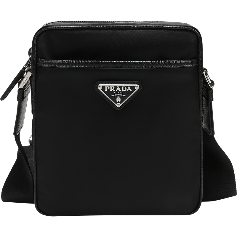PRADA 普拉达 男士 织物单肩斜挎包带小包 2VH112 064