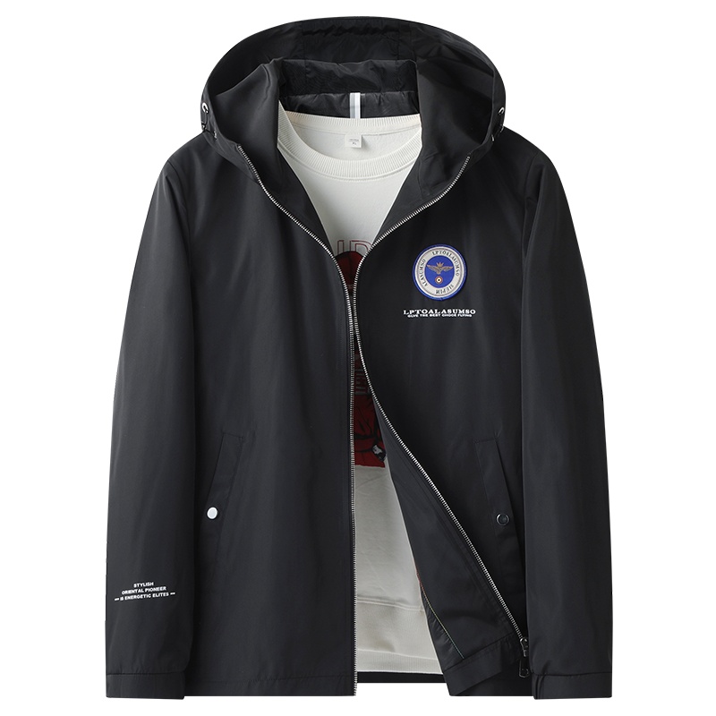 莱诗伯特男装春季男士新款夹克上衣中青年休闲茄克衫652