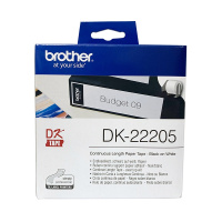 兄弟(brother)DK-22205原装标签色带/碳带 白底黑字62mm×30.48米
