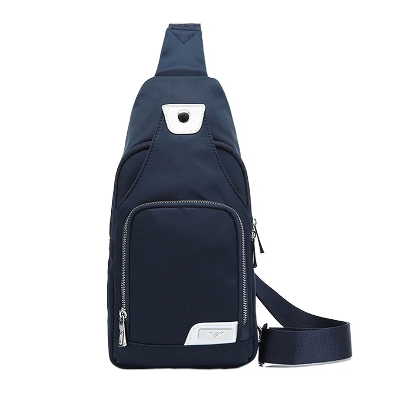 七匹狼(SEPTWOLVES)胸包休闲背包斜挎包多功能运动腰包男包时尚潮流男士单肩包