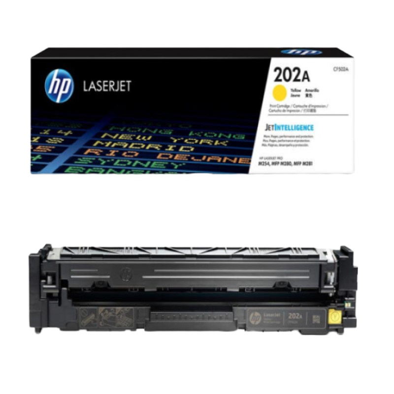 惠普(HP)CF502A 202A黄色硒鼓 适用于惠普M254/M280/M281