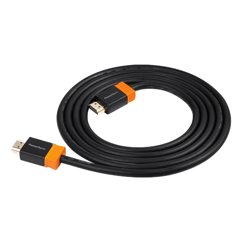 包尔星克 H2GBR0020 HDMI高清电视线 双色成型 2米 黑色 适用高清电视与3C周边设备连接等