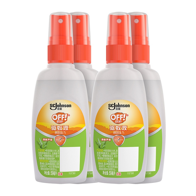 欧护驱蚊液 (芦荟) 59ml*4 电商供应