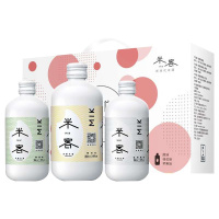 MIK米酒原酿米酒 三种口味组合装(自然原味、苹果味、桂花味) 350ml*3瓶