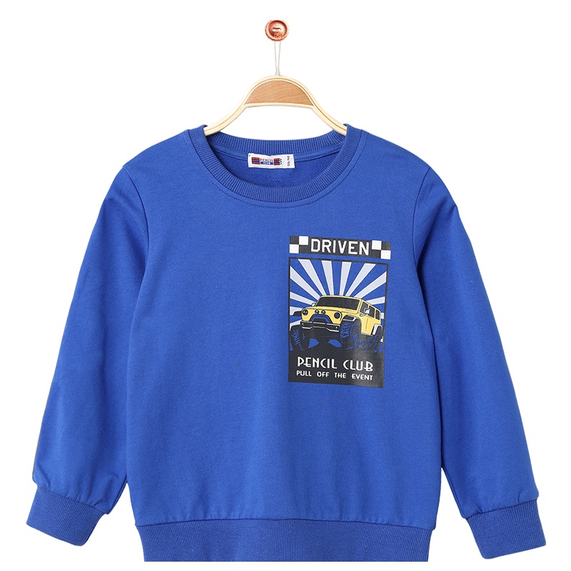 铅笔俱乐部童装2019秋装新款男童长袖T恤中大童圆领上衣儿童上衣