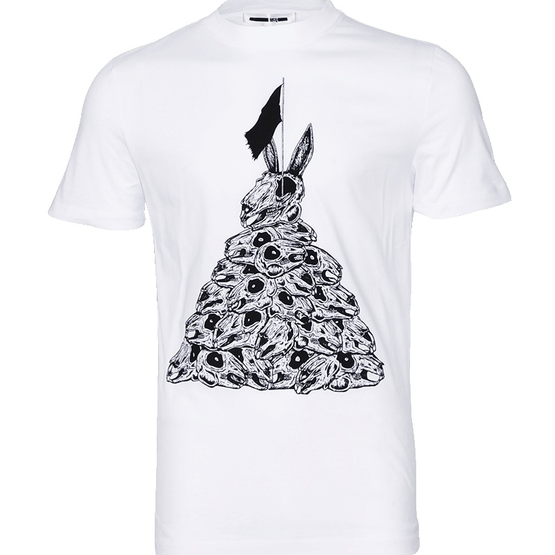 MCQ ALEXANDER MCQUEEN亚历山大麦昆 麦蔻男士短袖T恤套头圆领棉