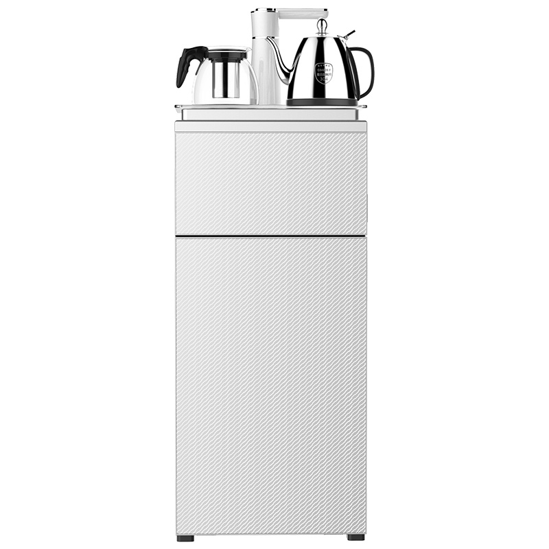 美菱(MELING) 茶吧机 MY-C32钛银 家用智能茶吧机 双层立式柜式冷热型 全自动上水下置式饮水机