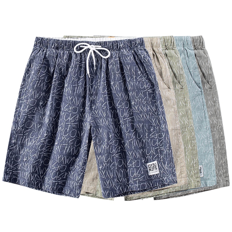 【自营】杰米克男装 多色可选夏季短裤棉料男士休闲短裤沙滩裤