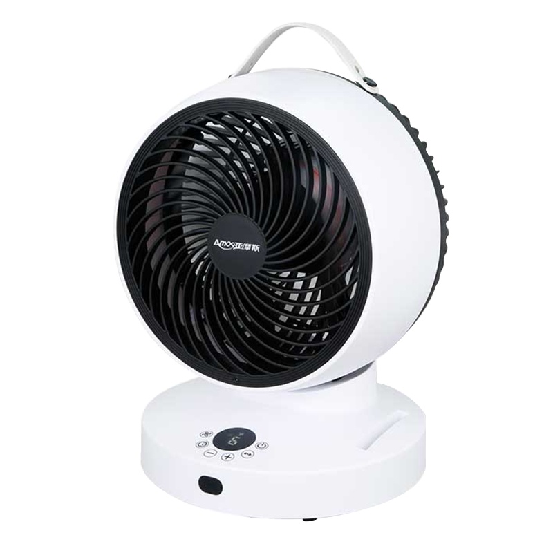 亚摩斯(AMOS)迷你电风扇AS-FM08D家用触控循环风扇办公室可遥控立式台式风扇